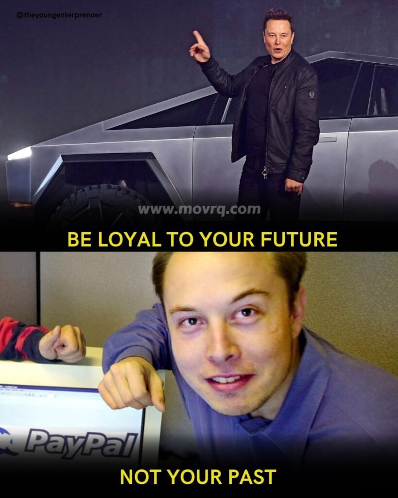 BE LOYAL TO YOUR FUTURE NOT YOUR PAST