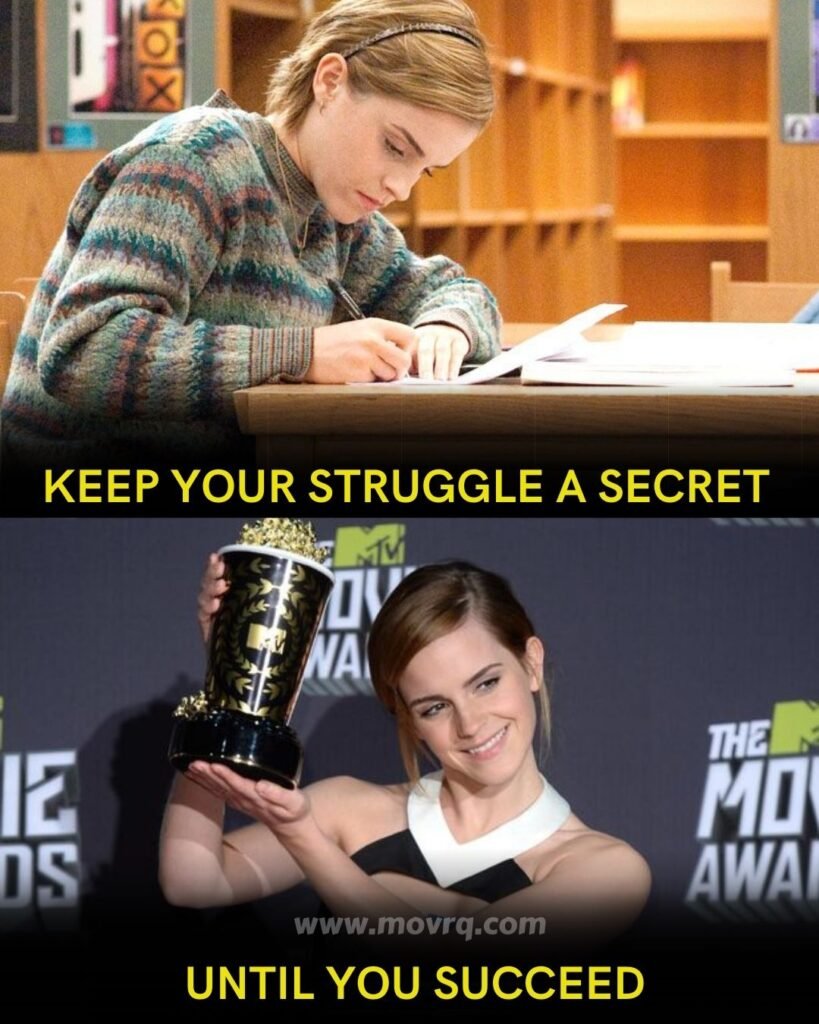 KEEP YOUR STRUGGLE A SECRET UNTIL YOU SUCCEED